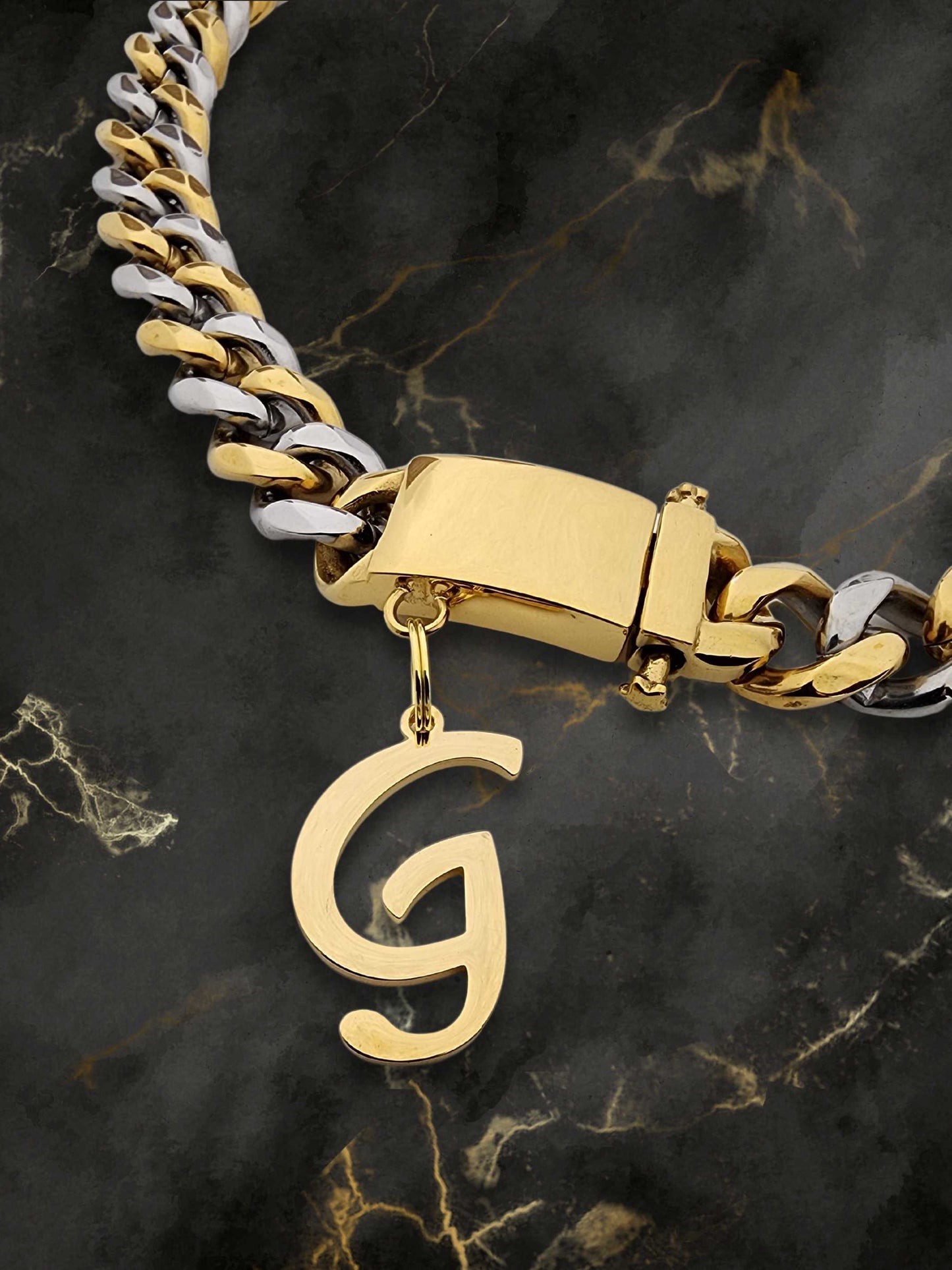 Gold initial letter pendant jewelry tag for dogs, pet ID tag for small and big dogs, bling for dogs, charms for dogs