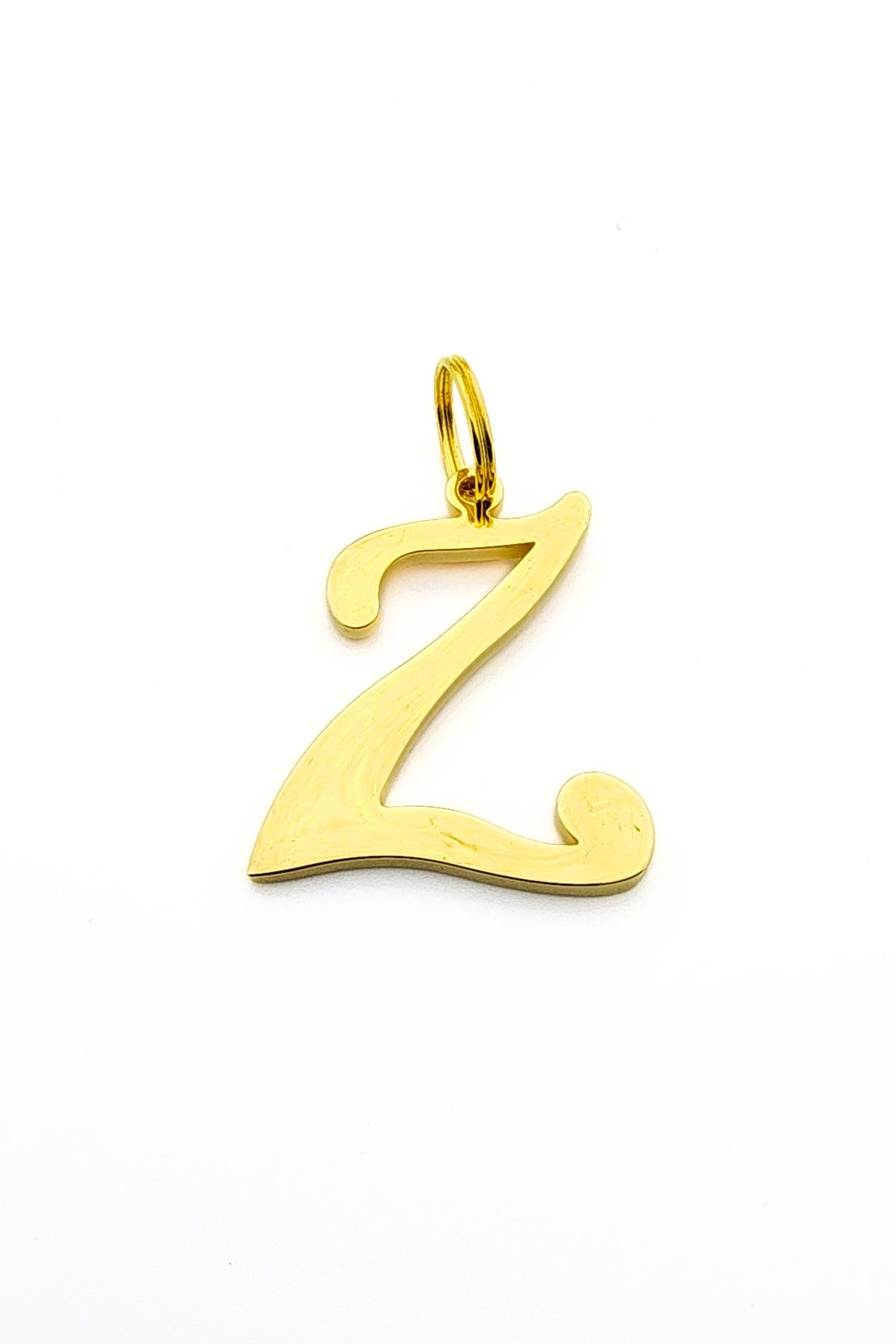 Gold initial letter pendant jewelry tag for dogs, pet ID tag for small and big dogs, bling for dogs, charms for dogs