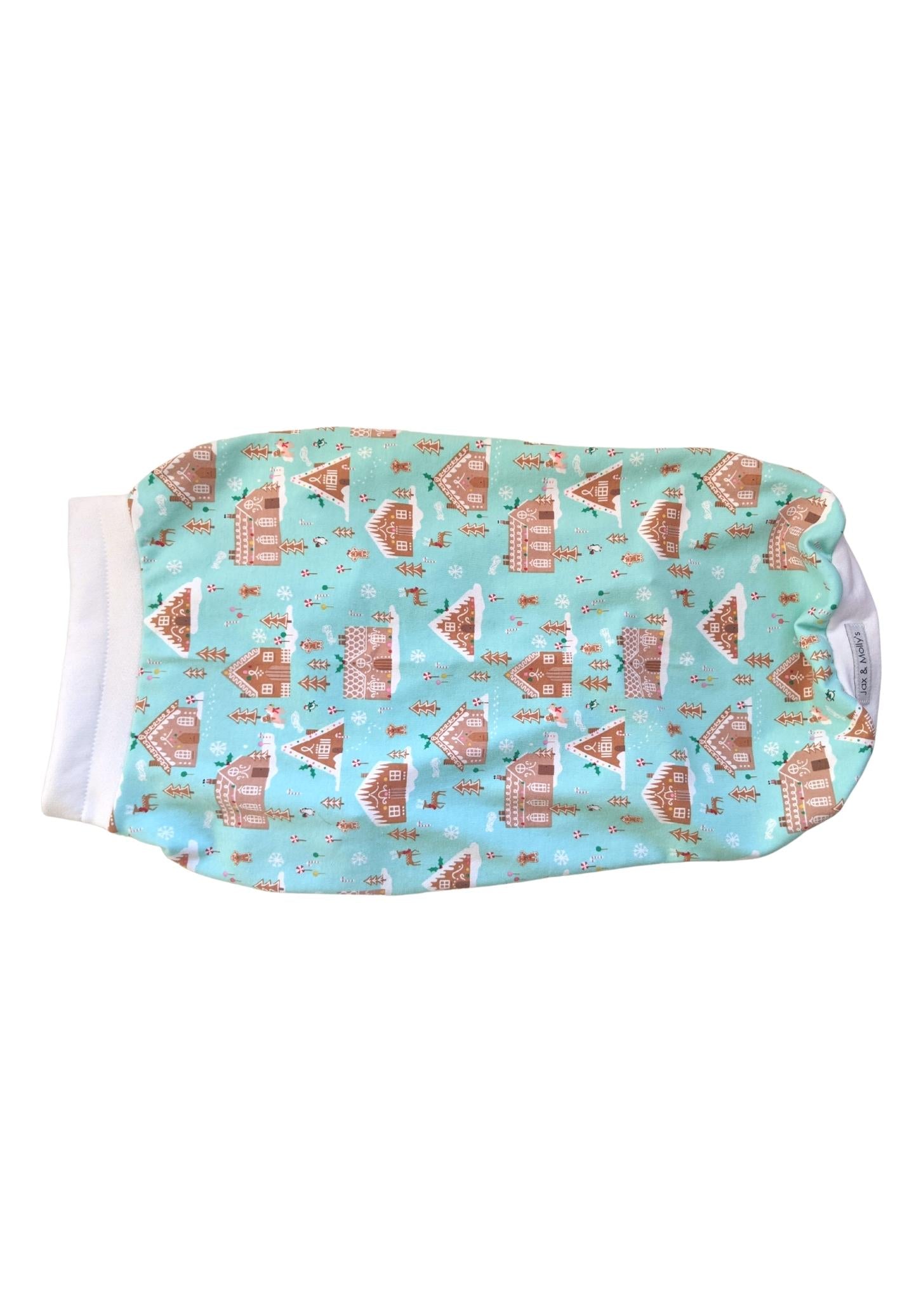 Jax & Molly's Gingerbread Village dog pajamas