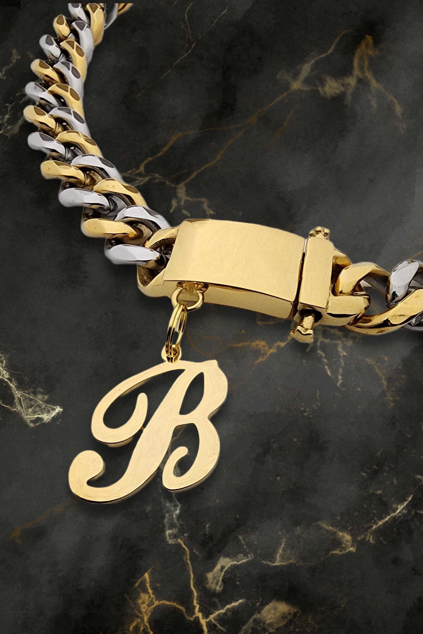 Gold initial letter pendant jewelry tag for dogs, pet ID tag for small and big dogs, bling for dogs, charms for dogs