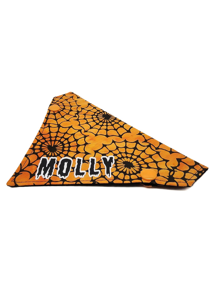 Spiderwebs Halloween Dog Bandana