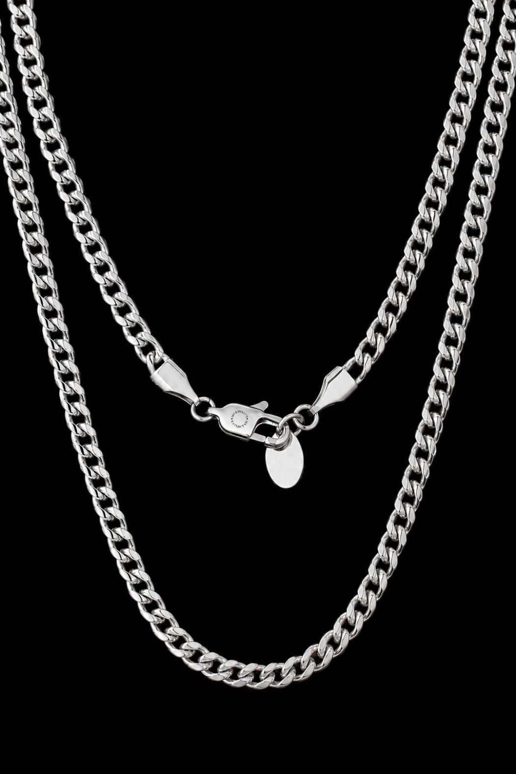 6mm Cuban Link Chain | Silver Stainless Steel