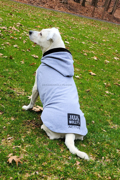 Lightweight Dog Hoodie – Cotton Spandex Activewear for Every Adventure