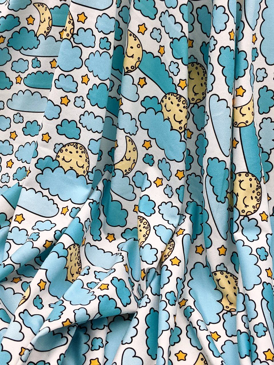 Jax & Molly's Lightweight Sleepy Moon Dog Pajamas