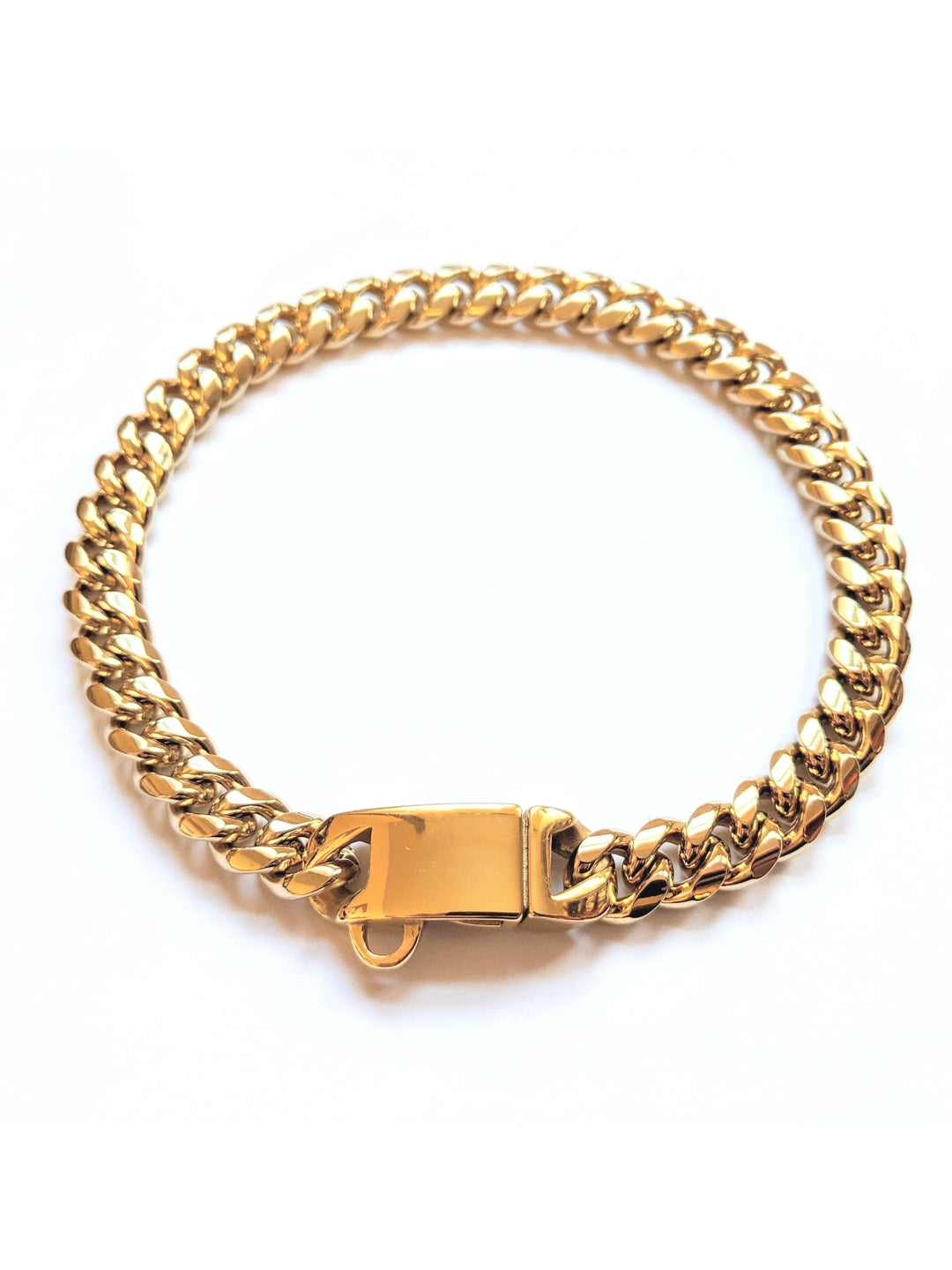 Jax & Molly's Gold Cuban Link Dog Chain - 12mm/16"