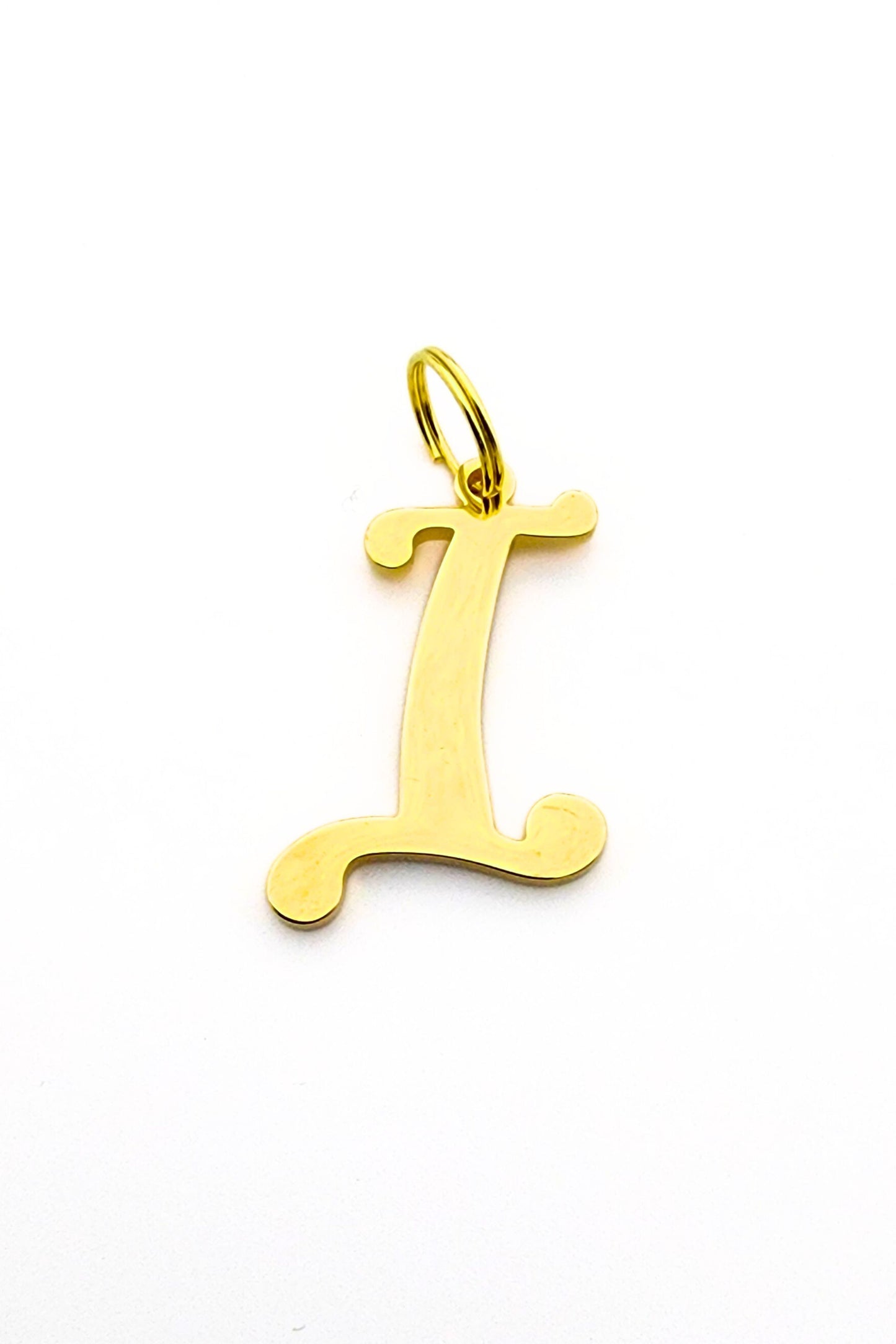 Gold initial letter pendant jewelry tag for dogs, pet ID tag for small and big dogs, bling for dogs, charms for dogs