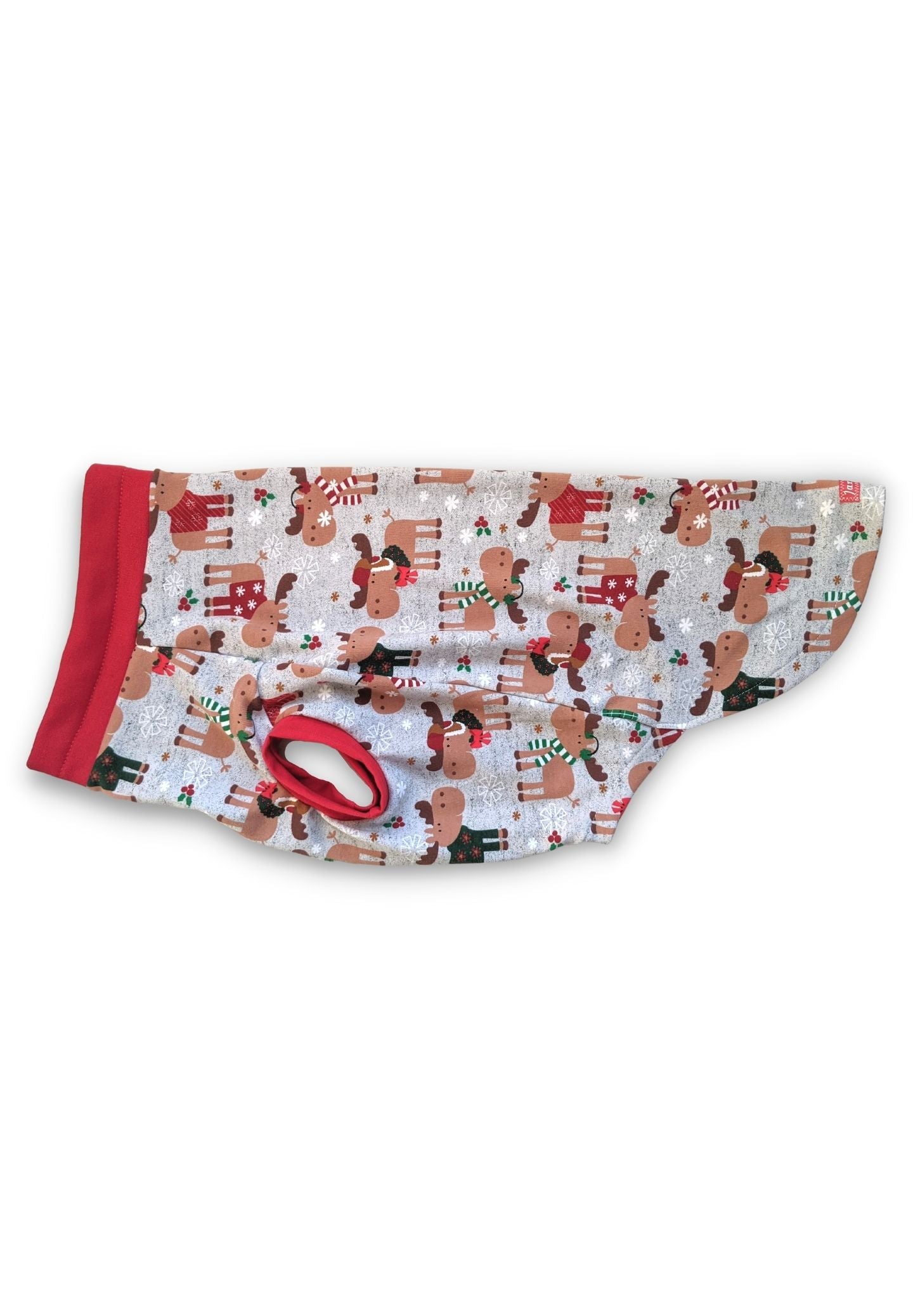 Christmas Moose Dog Pajamas - Made to Order