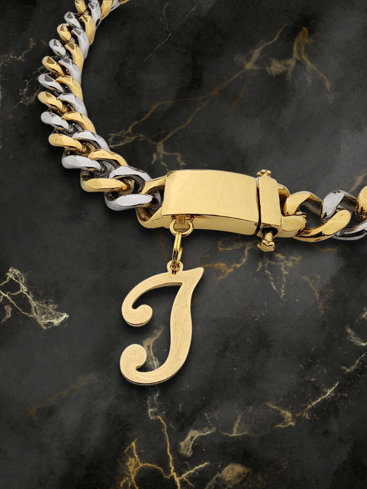 Gold initial letter pendant jewelry tag for dogs, pet ID tag for small and big dogs, bling for dogs, charms for dogs