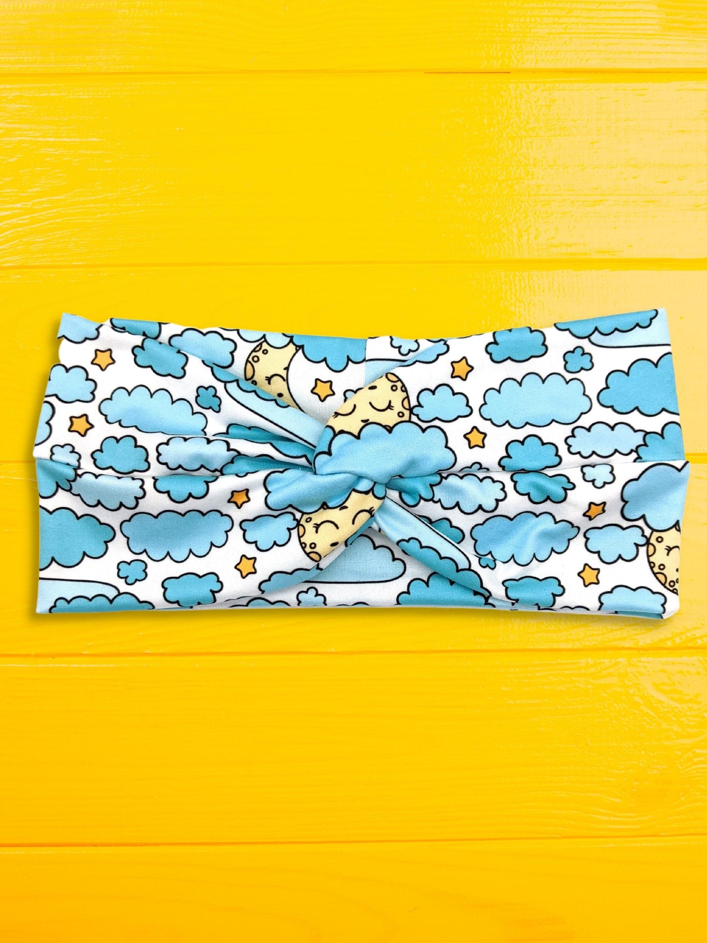Sleepy Moon Knot Headband