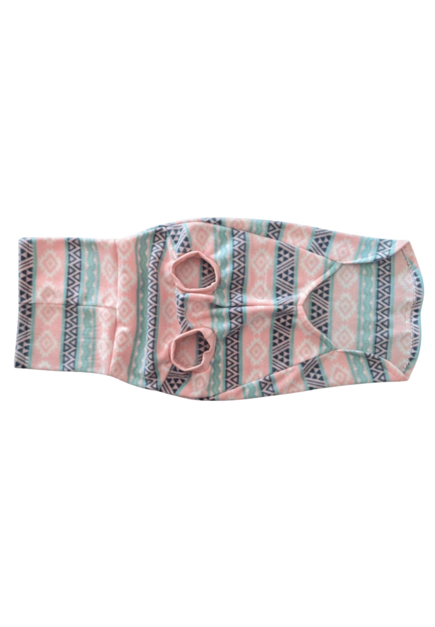 Jax & Molly's Pink Aztec Dog Sweater