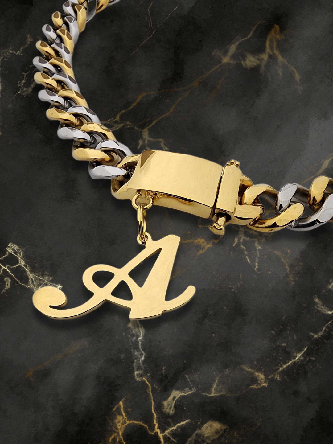 Gold initial letter pendant jewelry tag for dogs, pet ID tag for small and big dogs, bling for dogs, charms for dogs