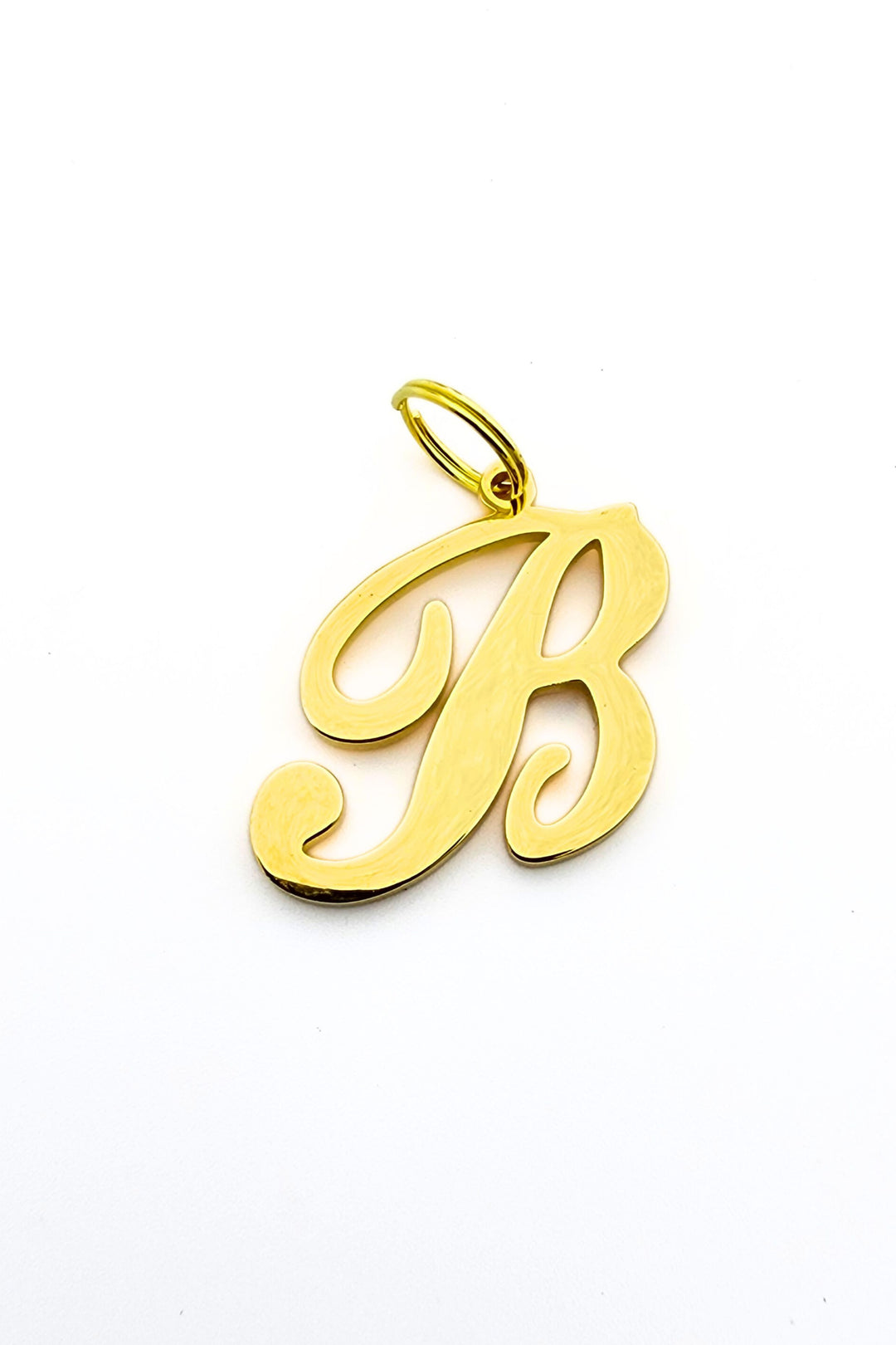 Gold initial letter pendant jewelry tag for dogs, pet ID tag for small and big dogs, bling for dogs, charms for dogs