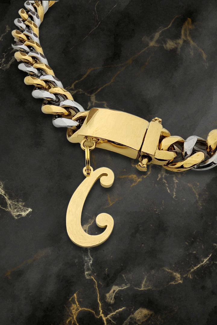Gold initial letter pendant jewelry tag for dogs, pet ID tag for small and big dogs, bling for dogs, charms for dogs