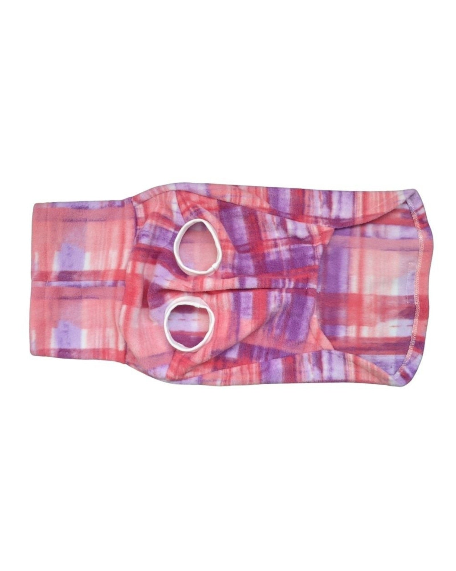 Pink Plaid dog sweater
