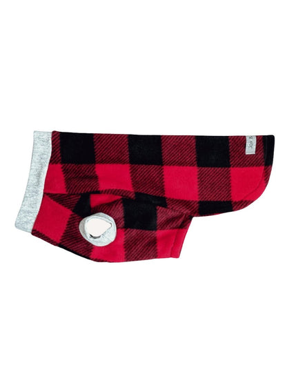 Red Buffalo Plaid Dog Sweater - Made to Order