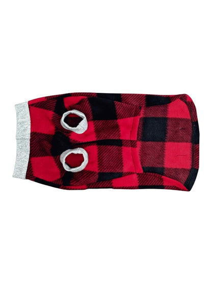 Red Buffalo Plaid Dog Sweater - Made to Order