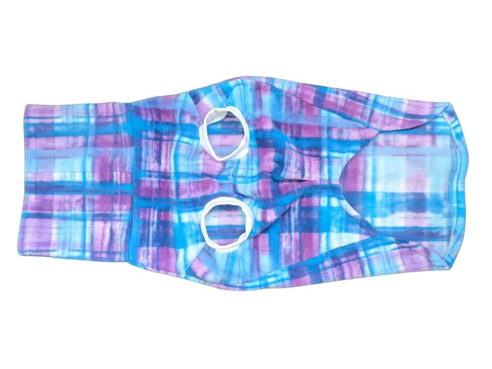 Purple-Blue Watercolor Dog Sweater - Made to Order