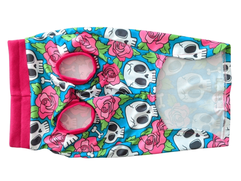Jax & Molly's Skull and Roses Dog Pajamas